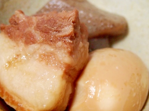 豚バラ肉とこんにゃくの角煮